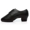 3.5CM Latin Dance Shoes Mens Boys Leather Jazz Dance Shoes for Women Girls Professional Shoes