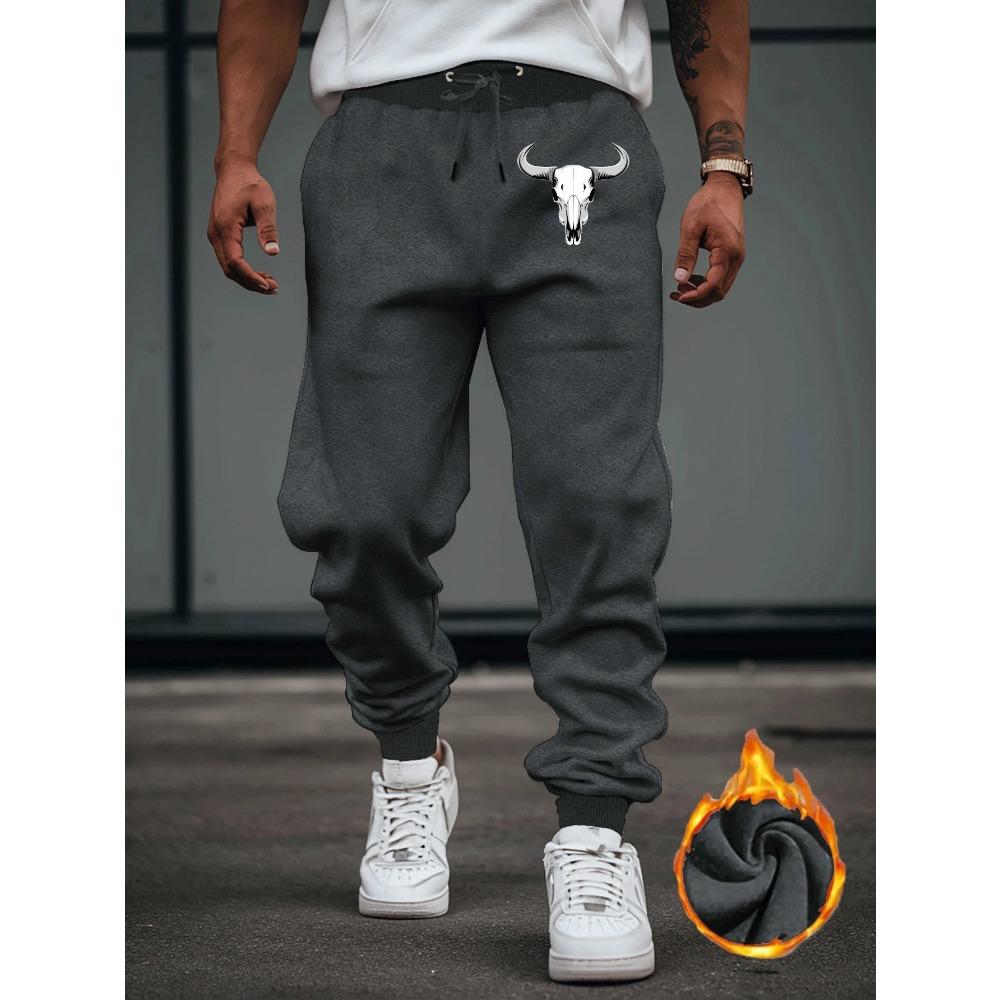 Mens Print Lounge Pants New Style Autumn Winter Male Fashion Streetwear Sweatpants