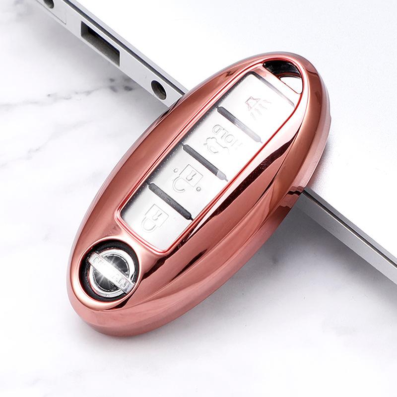 Applicable Nissan Car Key Cover Xuanyi Car Key All-inclusive Tiida Nissan Qijun Infiniti Keycase Chain