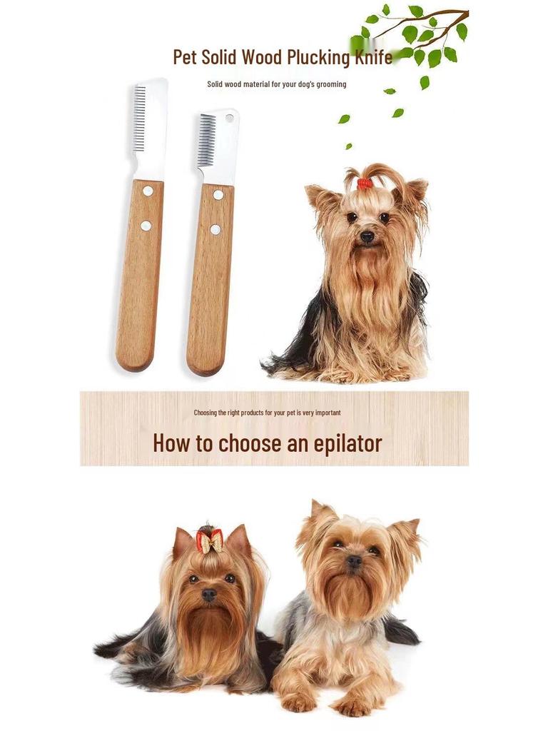 Zupf- und Pflegekamm für Terrierhunde