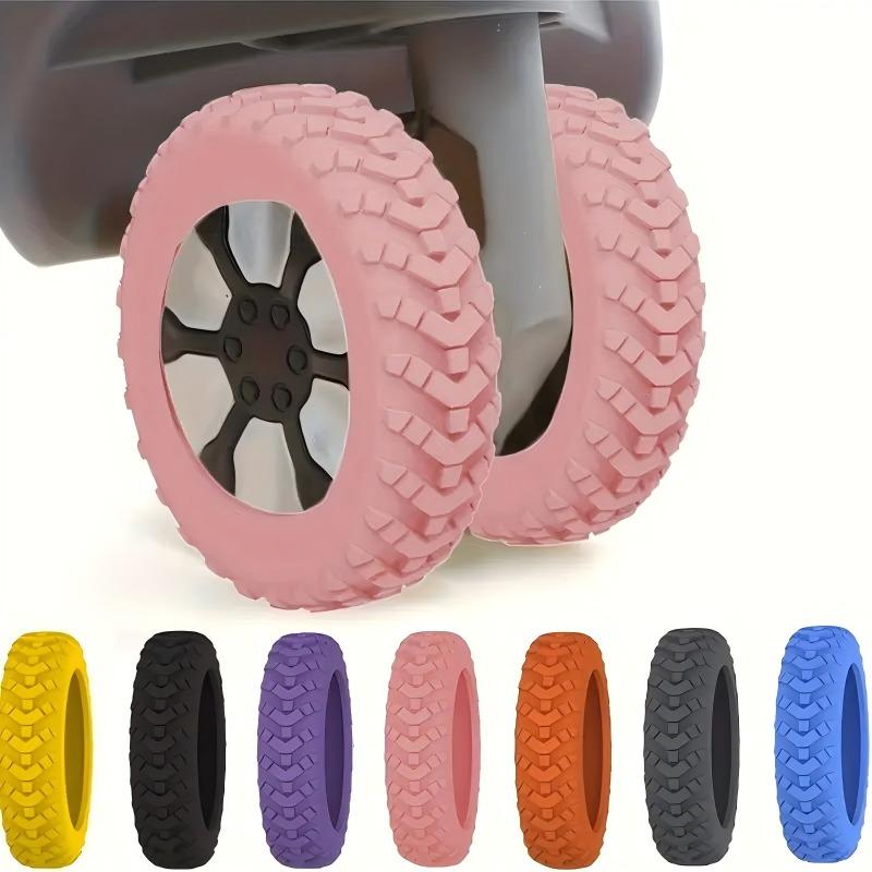 16PCS new luggage wheel protective cover, suitable for luggage and office chairs - noise reduction, shock-proof and collision-proof cover