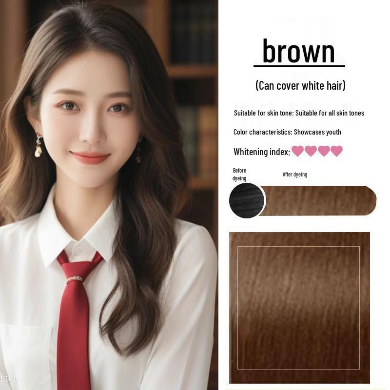 

Genuine Fruit Oil Plant Extract Hair Dye Cream for Gray Coverage 300ml