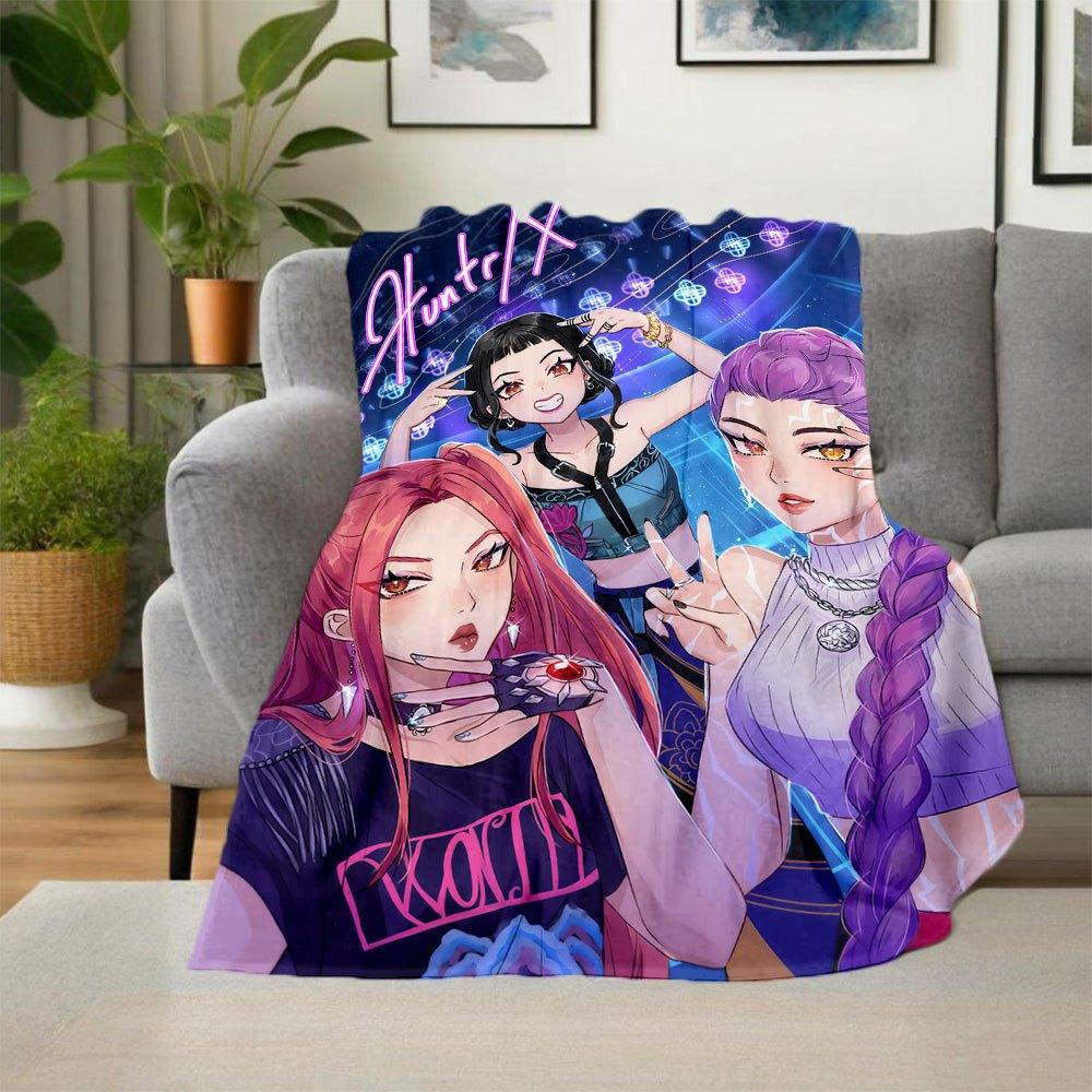 "Neon Lights Fashion: Trendy Accessories for Your Style"Blanket Lightweight Flannel Throw Blanket for Sofa, Bed, Travel, Camping, Livingroom