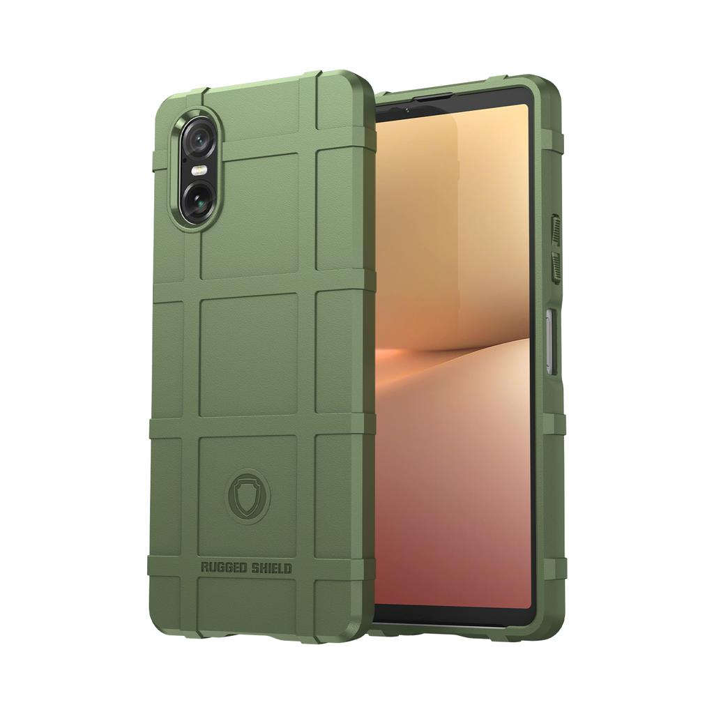 Rugged Shield Soft Shockproof TPU Armor Case On for Sony Xperia 10 VI 10VI 2024 Couqe Funda
