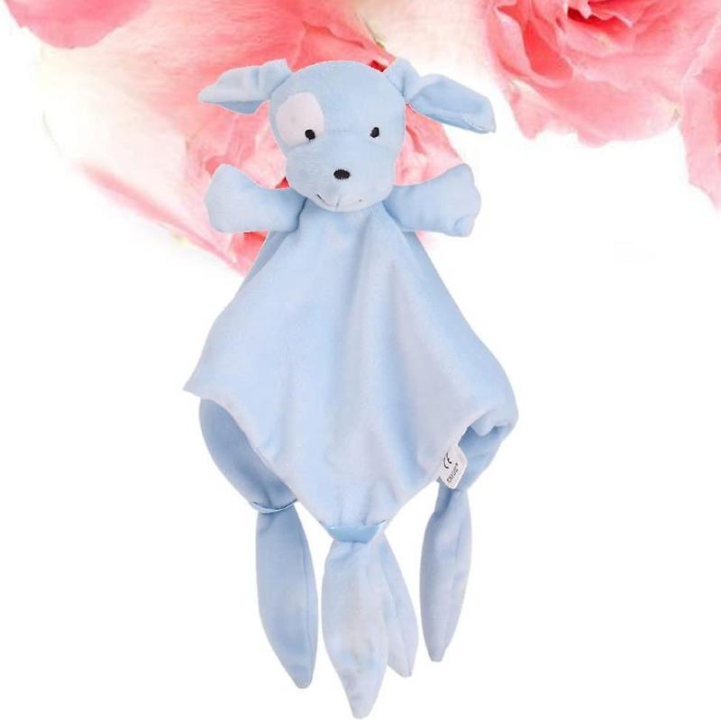 Baby Security Blanket Newborn Comforter Toy Comfort Blanket Plush Animal Security Blankie (Dog)