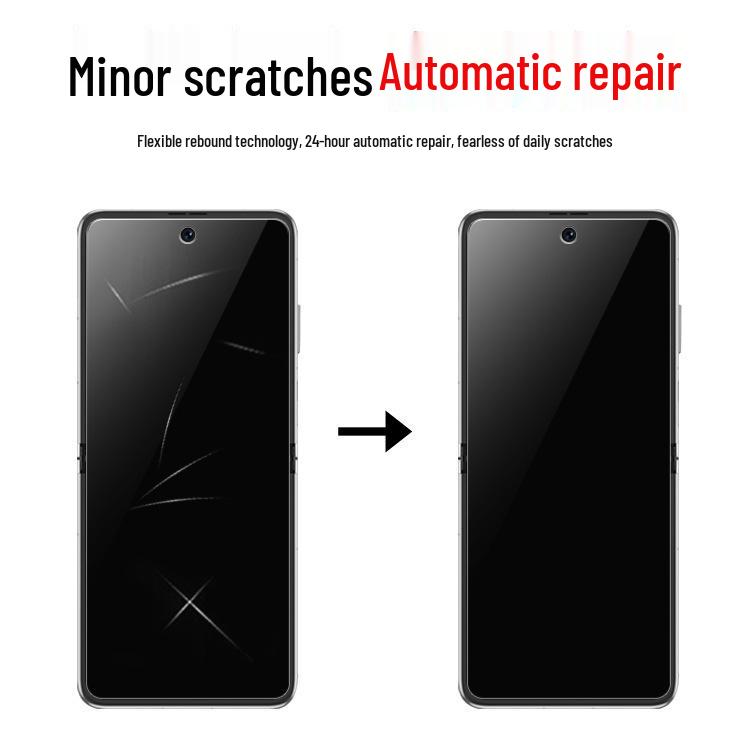 Matná hydrogelová fólie TPU na skládací displej Samsung ZFlip6 pro 4./5. generaci.