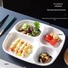 Ouluoti Melamine Commercial Round Divided Plate