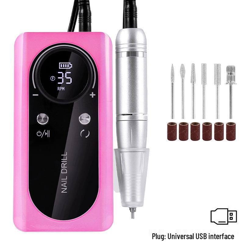 Rechargeable 30,000 RPM Professional Nail Drill for Gel Polish Removal