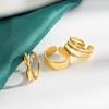 Minimalist Cool Tone Metal Ear Cuff Clip On Earrings For Women No Piercing Needed Small Elegant Jewelry Accessory