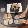 Baotou Half Slippers Women's Outer Wear 2025 Summer Fashion New Soft Bottom Versatile Hollow Flat Bottom Women's Mesh Slippers