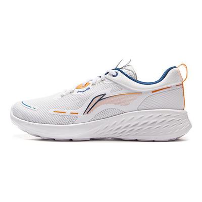 Li Ning Modaya Uygun Çok Yönlü Rahat Kaymaz Aşınmaya Dayanıklı Düşük Bilekli Günlük Koşu Ayakkabısı Erkek spor ayakkabı Beyaz ARSV121-3