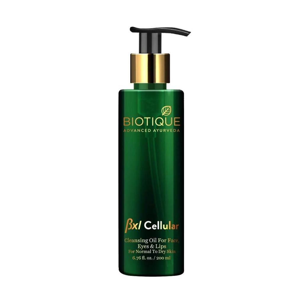 Очищающее масло для лица, глаз и губ (200 мл), BXL Cellular Cleansing Oil for Face, Eyes & Lips,  Biotique