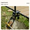 Hang Gas Canister Hook Outdoor Multi-Purpose Gas Tank Hook With Hanging Plate Bottle Opener Camping Table Gas Stove Tank Hook