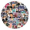 60-Pack Movie & TV Graffiti Stickers for Suitcases, Water Bottles, and Skateboards