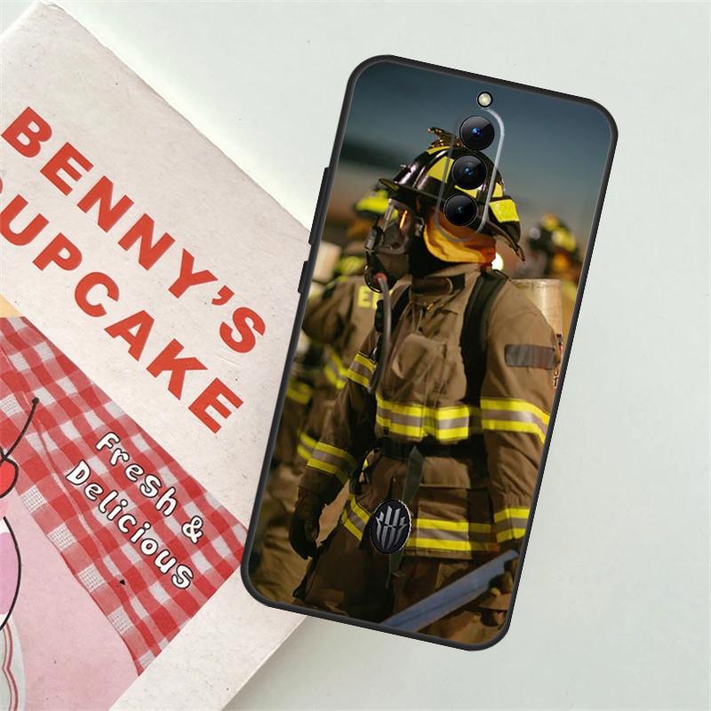Cool Firefighter Heroes Fireman Case For ZTE Nubia Red Magic 8S 8 9 Pro Plus RedMagic 6 6S Pro 7 7S Pro 6R 5S 5G Soft Cover