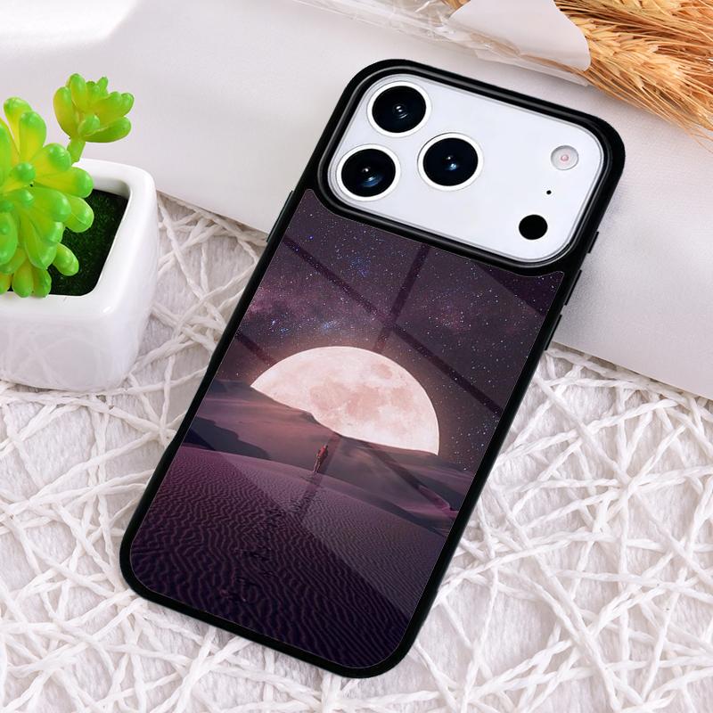 Star Space Moon Night Shockproof Phone Case for iPhone 17 Air 16e 15 11 12 14 13 Pro Max Cover Coque