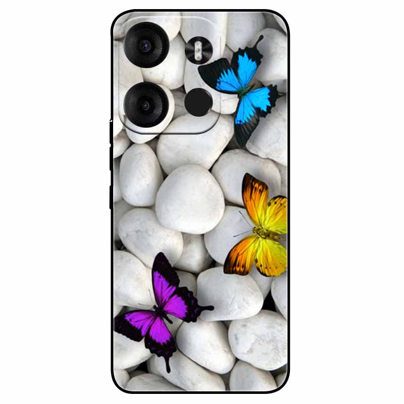 For Tecno Spark Go 2023 Case TPU Fashion Lovely Silicone Back Cover For Tecno Pop 7 Pro BF7 Funda Shockproof Pop7pro 7Pro Capa