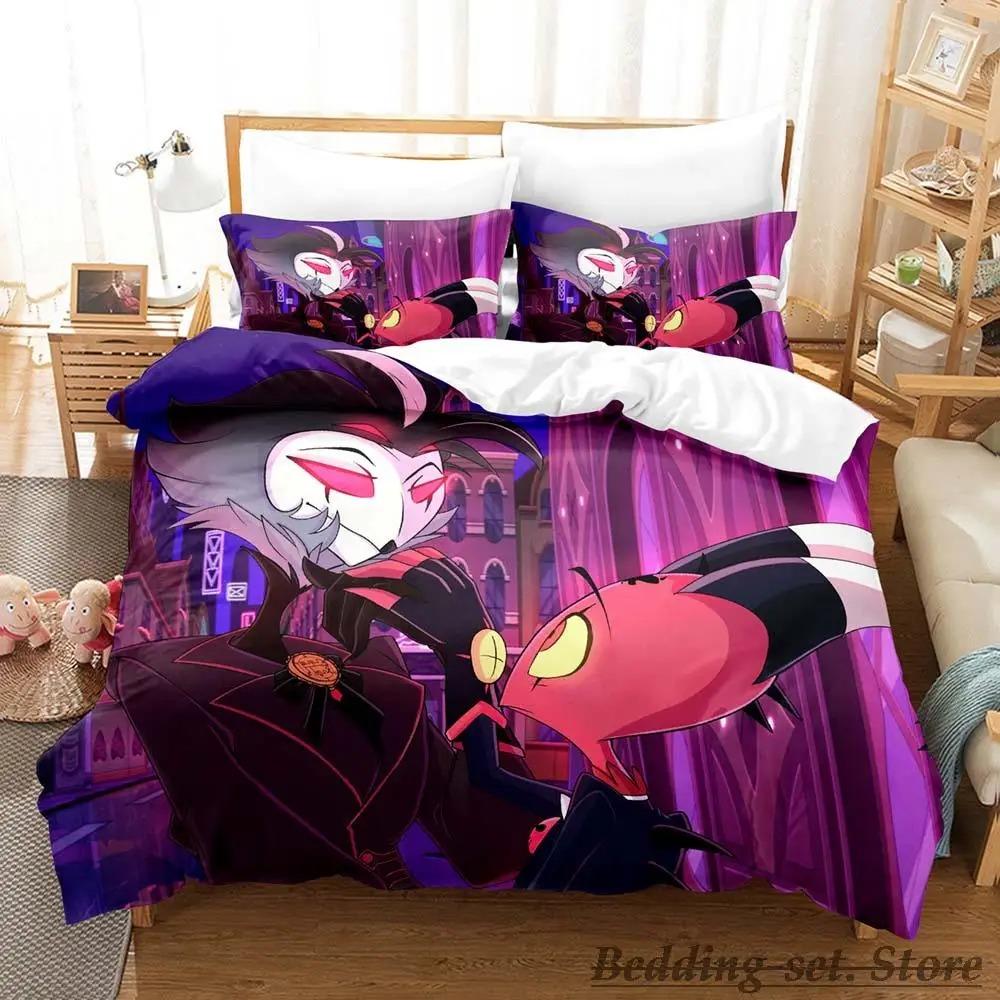 Elegant Lightweight Single Twin Full Queen King Stolas Boss Size Bed Adult Kid Bedroom Duvetcover Sets Anime Parure De Lit Quilt