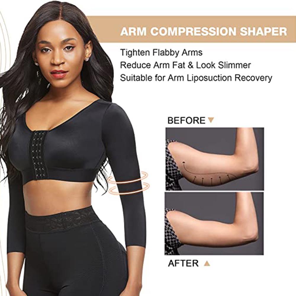 Europäischer und Amerikanischer Sport-BH ohne Bügel - Stoßfest, Yoga, Laufen, Fitness, Damen 7/8-Ärmel Shapewear Top