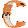 For Garmin Instinct 3 Solar 45mm/AMOLED 45mm Watch Band 22mm Dual Color Silicone Replacement Strap