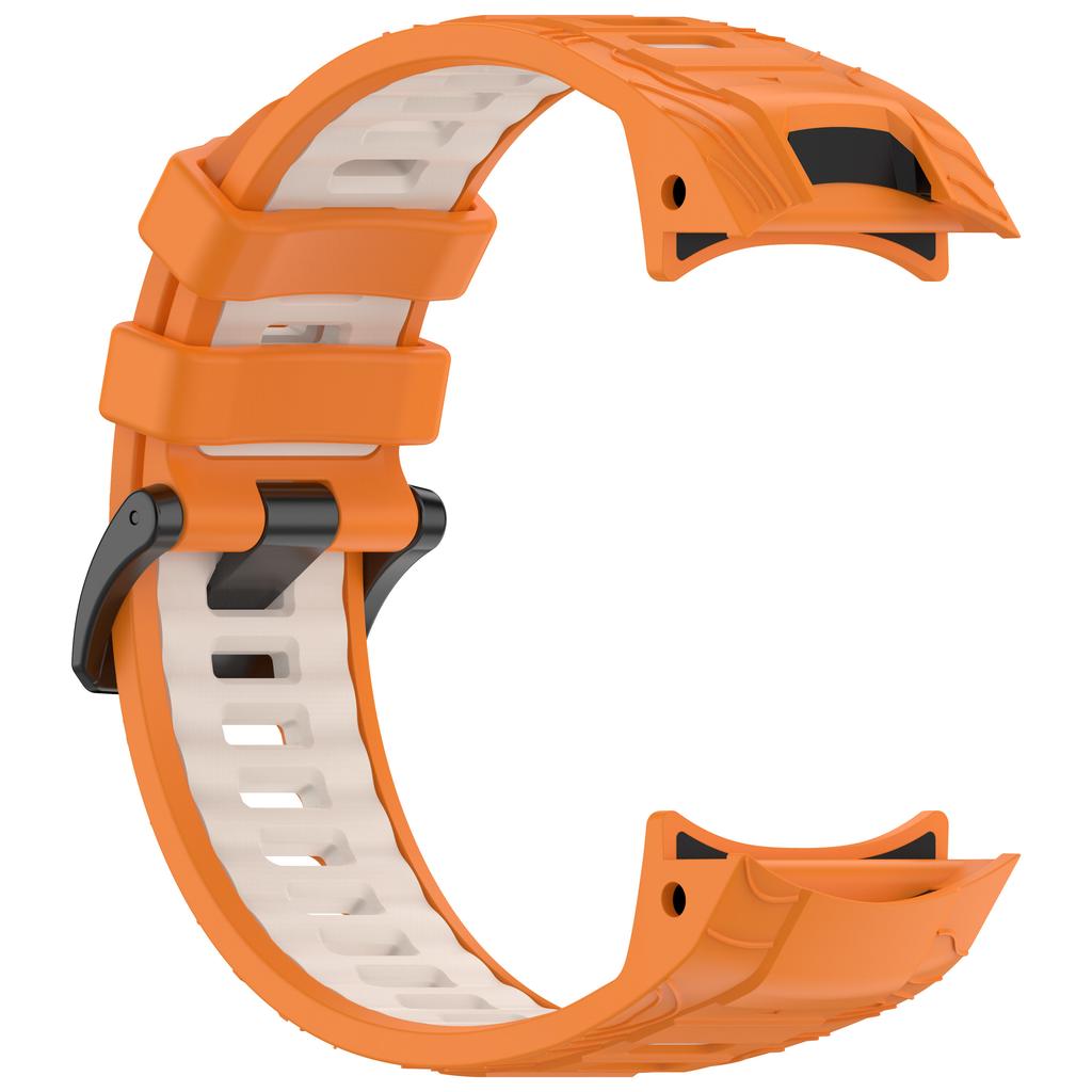 For Garmin Instinct 3 Solar 45mm/AMOLED 45mm Watch Band 22mm Dual Color Silicone Replacement Strap