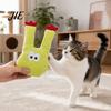 Soft Plush Cat Toy Catnip Cactus Toy, Stuffed Chew Durable Kitten Kicker for Indoor Cats Biting Kicking Teeth Cleaning
