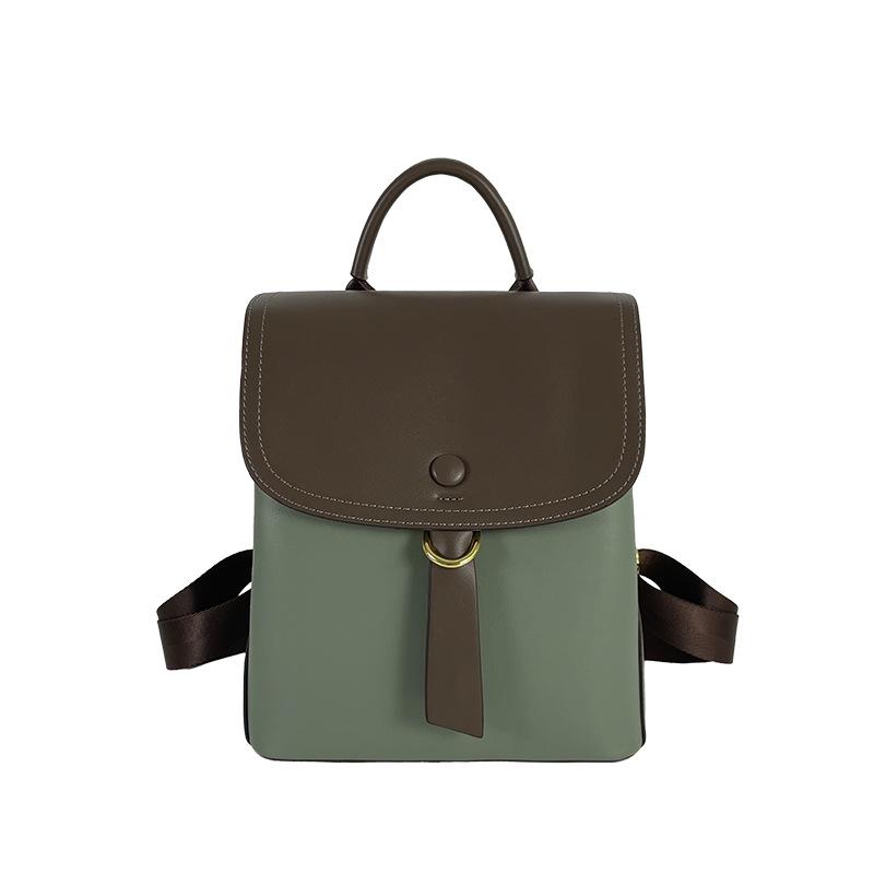 

Городской простой женский небольшой рюкзак с тремя отделениями большой емкости, цветной женский темпераментный школьный рюкзак для работы и поездок на работу