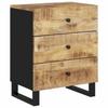 Nightstand 50 x 33 x 62 cm Solid Mango Wood & Engineered Wood
