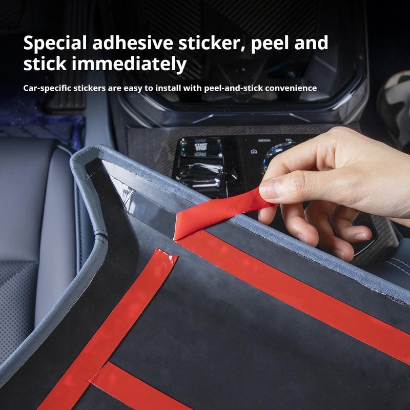 Leather wrapped anti-scratch For BMW X3 G45 2025 center console armrest protective cover armrest box cover interior accessories