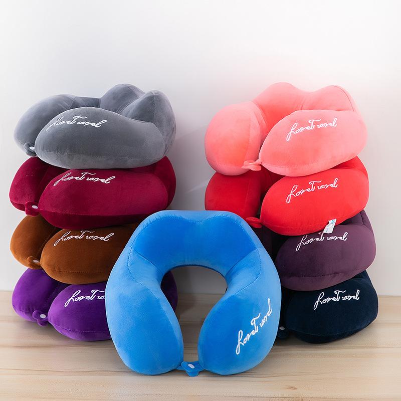 

Cartoon u-shaped pillow nap driving neck pillow creative portable hump travel plane pillow 30*30*12cm