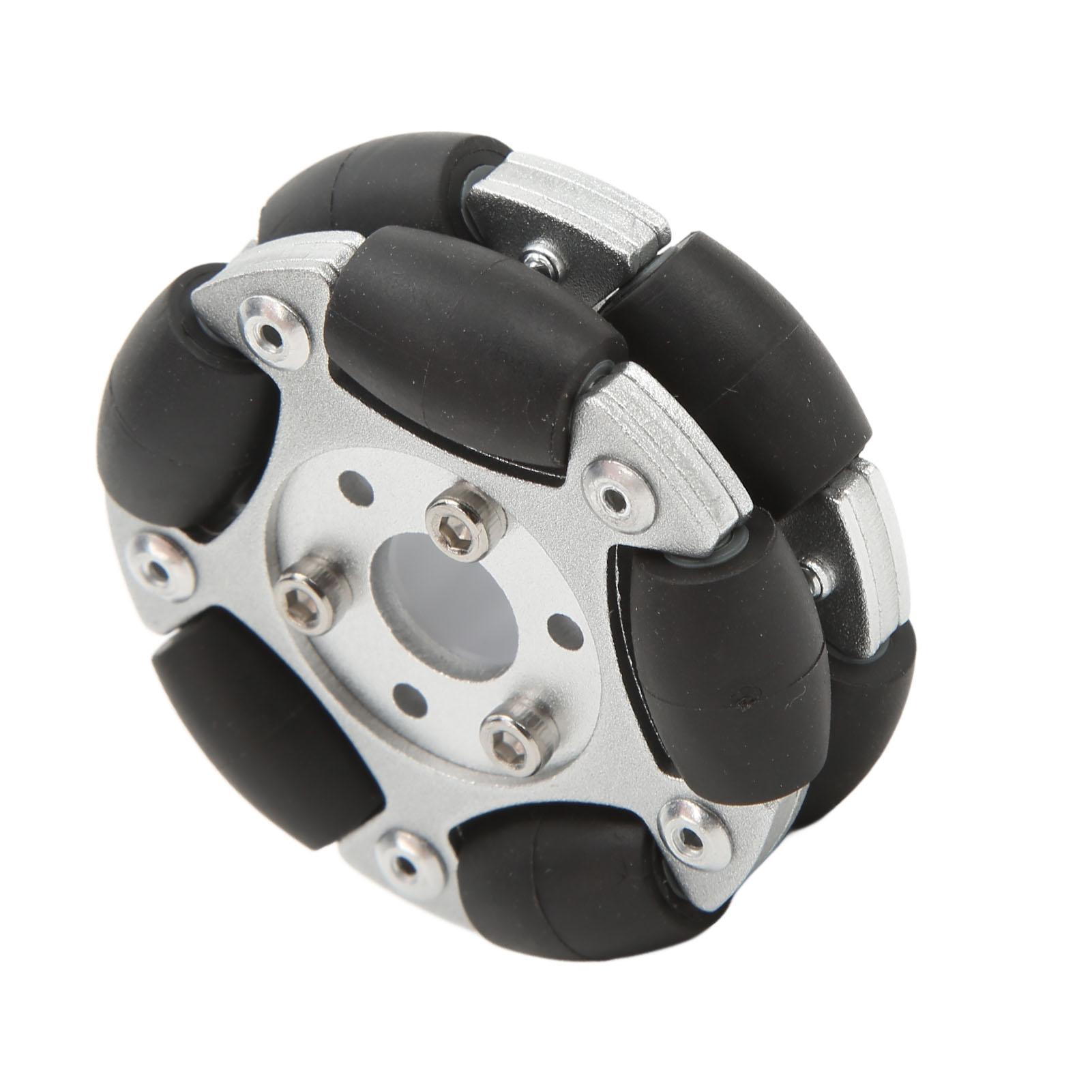 

60mm Robot Omni Wheel Aluminium Alloy 360 Degree Rotation Robot Omni Wheel Replacement for Upgrade