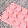 1Pc 18Cavities Flower Bow Tie Silicone Mold Diy Pudding Ice Baking Tools Biscuit Pastry Dessert Fondant Candle Cake Mold