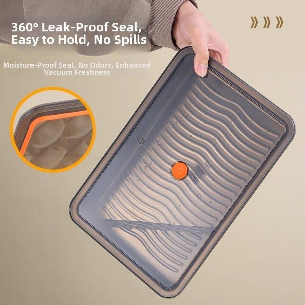 316L Stainless Steel Dumpling Storage Box Non-Stick Airtight Freezer Box Large Capacity Food Storage Container Home Kitchen