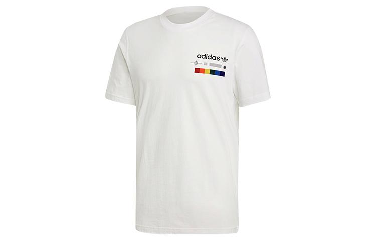 adidas Originals Drop Shoulder Sleeve T Shirt Men's White EI6215