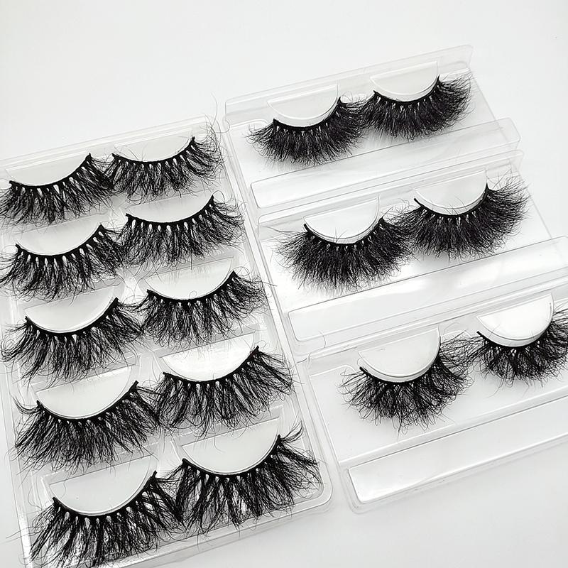 20 Pairs False Eyelashes 3d Faux Mink Lashes Natural Eyelashes 3d Faux Mink With Silk Eyelashes Private Label