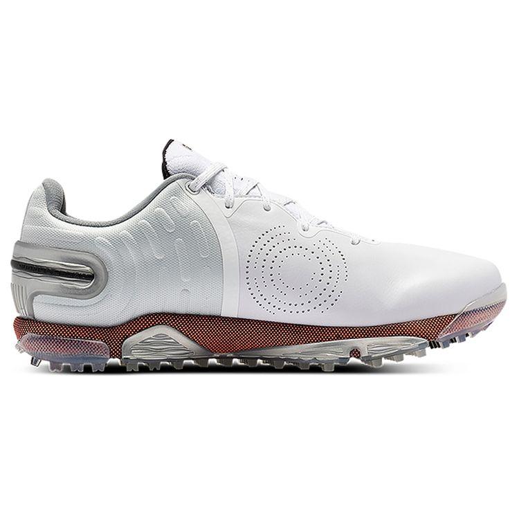 Under Armour Spieth 5 Spikeless Wide White Metallic Silver Men Sneakers 3024560-100