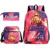 Genshinimpact Yuanshen School Bag Three-Piece Pencil Case Shoulder Bag Backpack