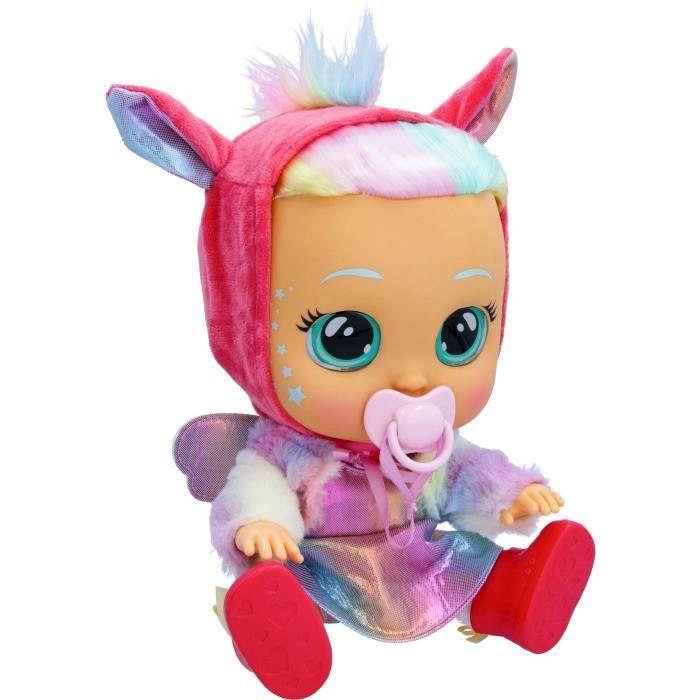 Poupon cry babies hannah elegante - bambola che piange lacrime vere - imc toys rosa