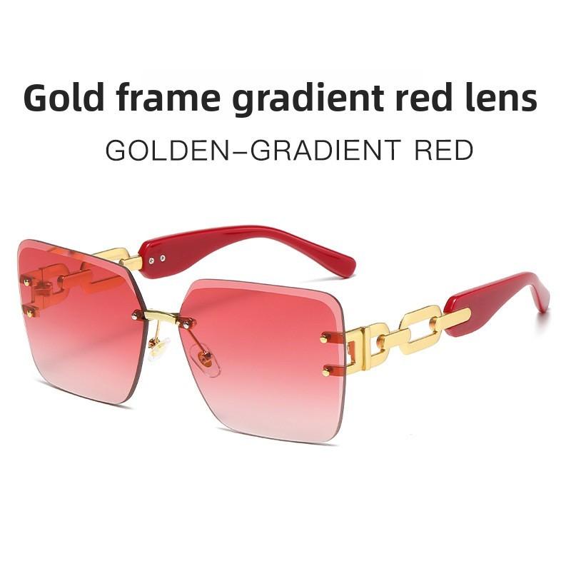 Modern Geometric Designer Sunglasses With Pc Lenses For Outdoor And Parties