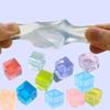 10Pcs 2.5Cm Ice Cube Pinch Fun Kids Squishy Toy Ice Cube Creative Small Toy, Boys And Girls Toys, Random Color