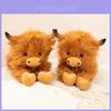 Plush Highland Cow Toy With Pp Cotton Filling For Kids And Giftgiving