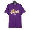 Manufacturer wholesale tide brand angel severed head teddy bear printed T-shirt loose men and women ins couple letter short sleeves