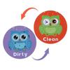 Funny Dog Owl Fridge Magnets Dishwasher Magnetic Sticker Home Decor Clean Dirty Sign