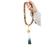 Fashion Colorful Rosary Beads Bracelets Tassel Multilayer Dunhuang Bodhi Bracelet Jewelry Wooden Prayer Beads Necklace Gifts