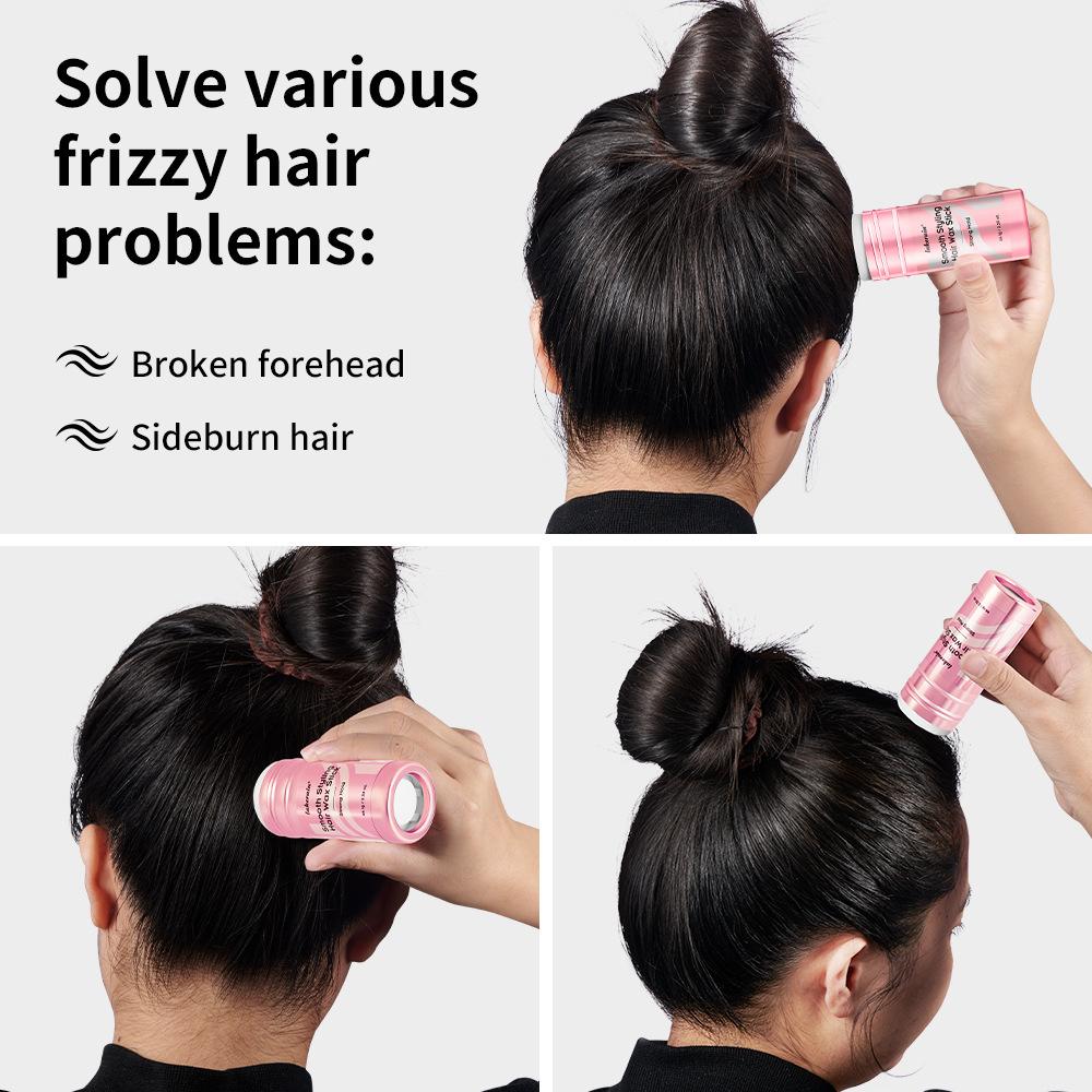 Glatter Styling-Haarwachsstift. Starkes, lang anhaltendes Styling. Kreieren Sie mühelos verschiedene Frisuren. Beruhigt krauses Haar. Keine Rückstände.