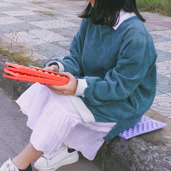 Folding Seat Cushion Portable Waterproof Sitting Mat Lightweight Outdoor Travel Camping Hiking Backpacking Fishing Chair Stadium Seat Pad