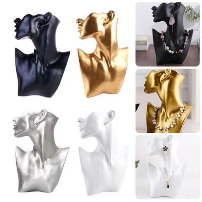 Head Bust Portrait Jewellery Storage Rack Holder Necklace Bracelets Earrings Holder