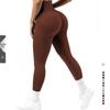 Ribbed High Waist Fitness Yoga Pants - Women's Slimming Tights