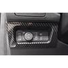 Headlight Switch Control Frame Cover For Ford Ranger -2024 ABS Carbon Fiber