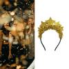 New Year Headband Sparkle Headdress for Women Wedding Christmas New Year Party